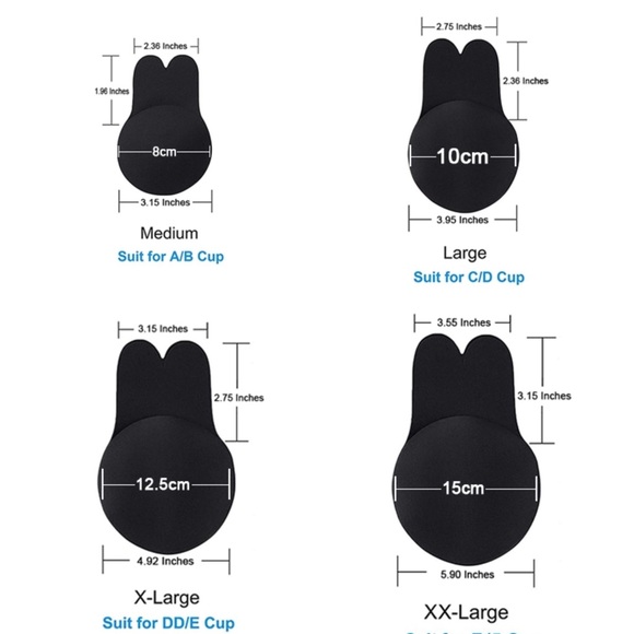 Cup up to DD Intimates & Sleepwear New Bra Self Adhesive Reusable Breast Lift L Xl 5 Poshmark